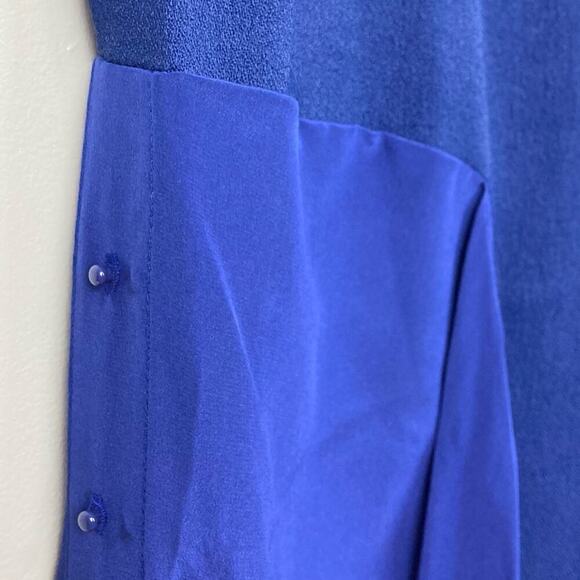 3.1 PHILLIP LIM Crepe Shirt Dress with Silk Front Wrap - Size 2 - Picture 10 of 15